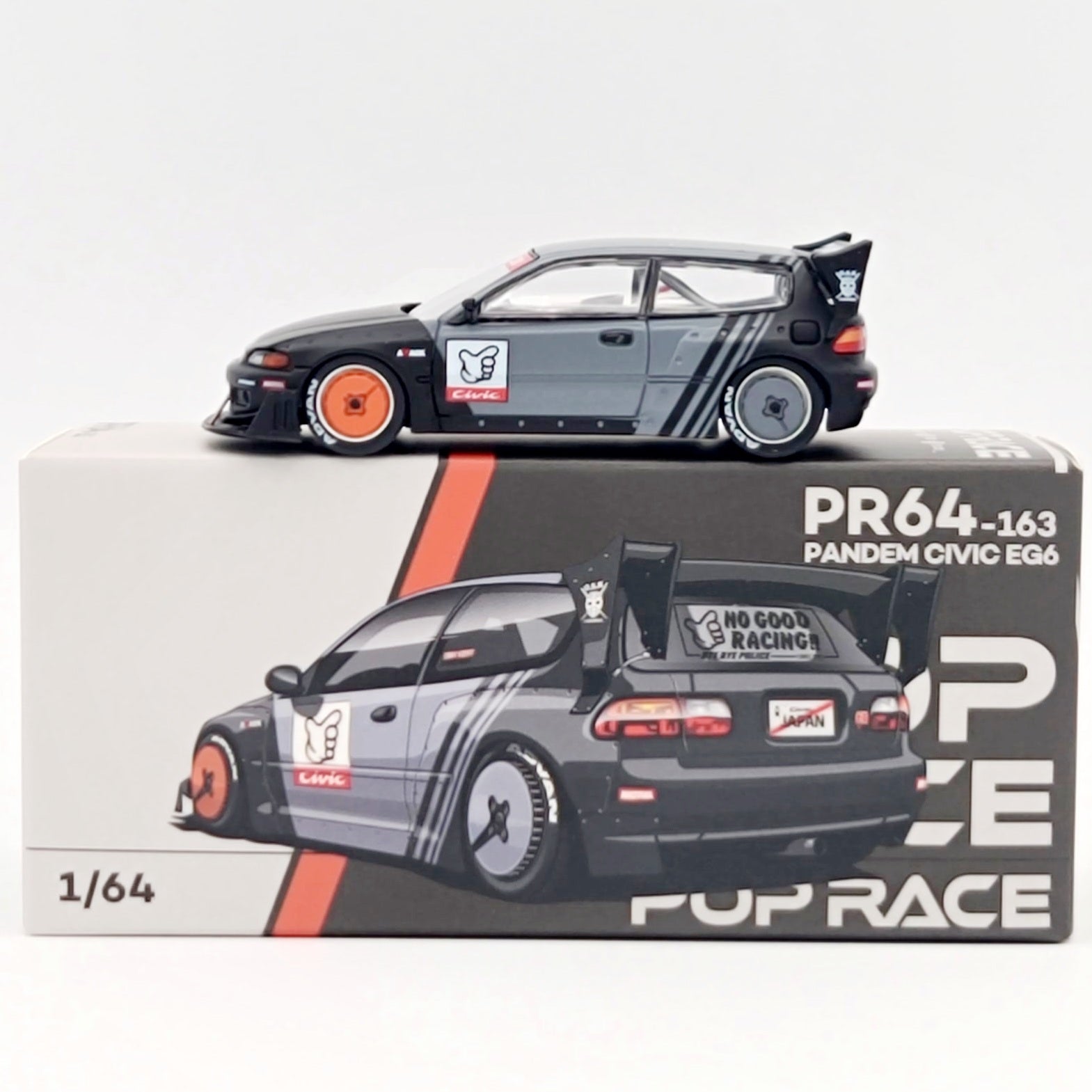 Pop Race Pandem Honda Civic EG6 - 1:64 (2025 Limited Edition)